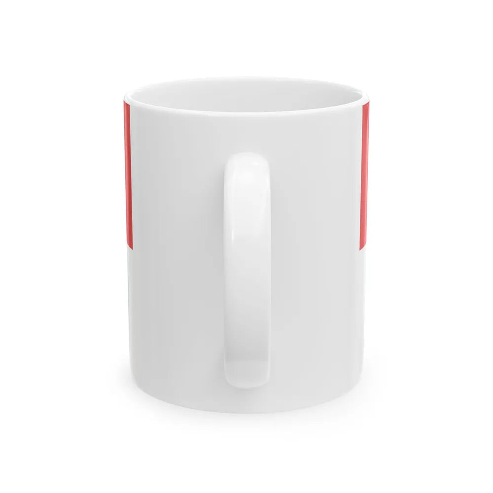 Flag of Vienna state (Austria) White Coffee Mug - Go Mug Yourself