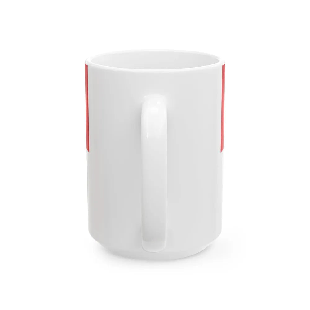 Flag of Vienna state (Austria) White Coffee Mug - Go Mug Yourself