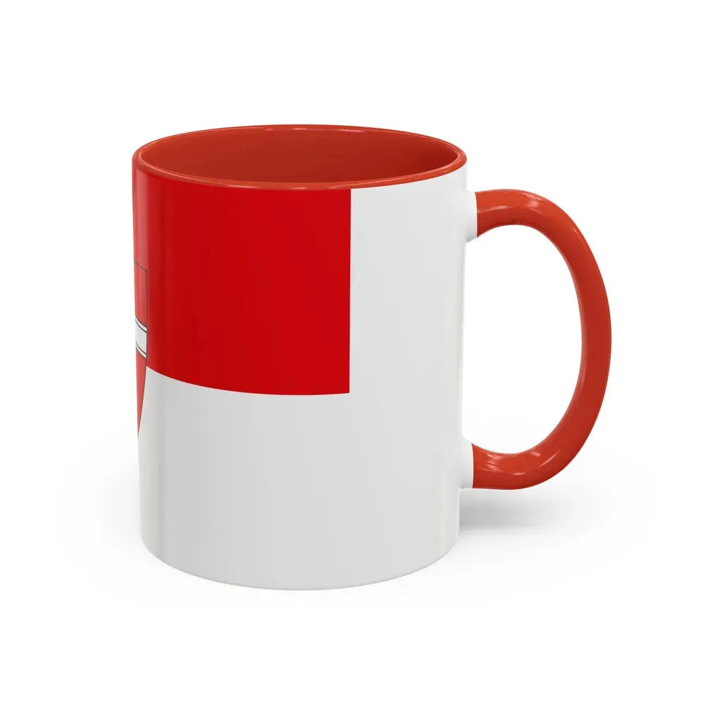 Flag of Vienna Wien Austria - Accent Coffee Mug - Go Mug Yourself