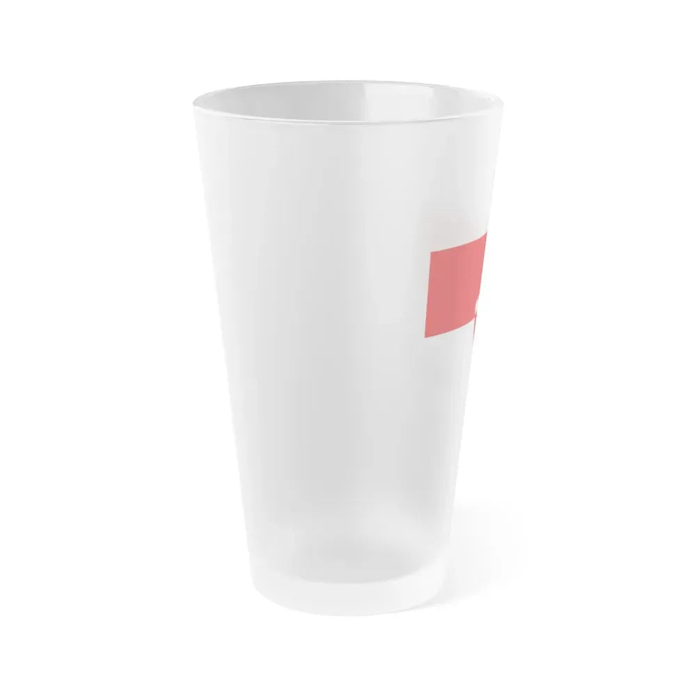 Flag of Vienna Wien Austria - Frosted Pint Glass 16oz - Go Mug Yourself