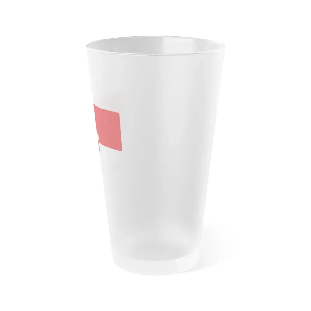 Flag of Vienna Wien Austria - Frosted Pint Glass 16oz - Go Mug Yourself