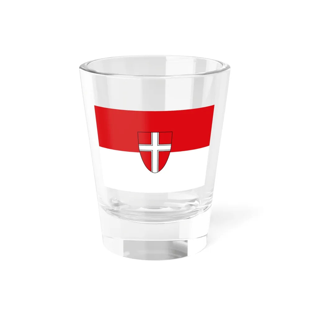 Flag of Vienna Wien Austria - Shot Glass 1.5oz 1.5oz - Go Mug Yourself