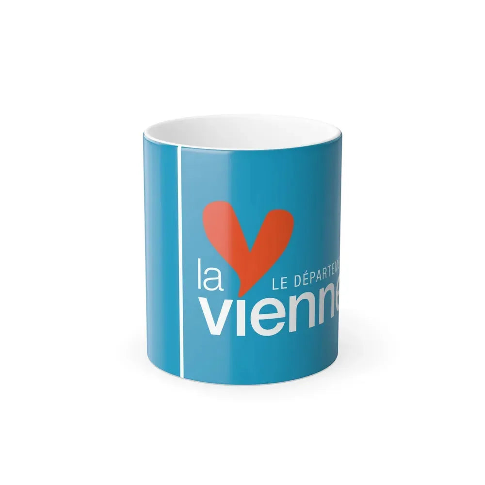 Flag of Vienne France - Color Changing Coffee Mug 11oz - Go Mug Yourself