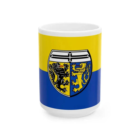 Flag of Viersen Germany - White Coffee Mug 15oz - Go Mug Yourself