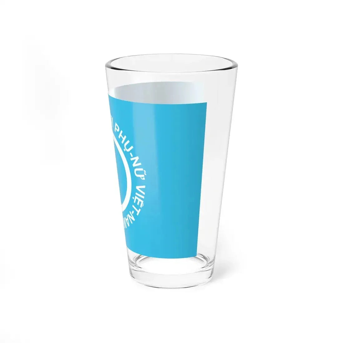 Flag of Vietnamese Womens Solidarity Movement (Vietnam) Pint Glass 16oz - Go Mug Yourself
