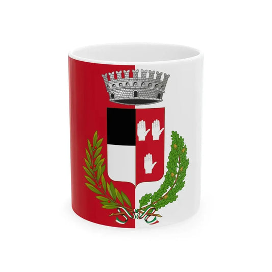 Flag of Vigarano Mainarda (Italy) White Coffee Mug 11oz - Go Mug Yourself