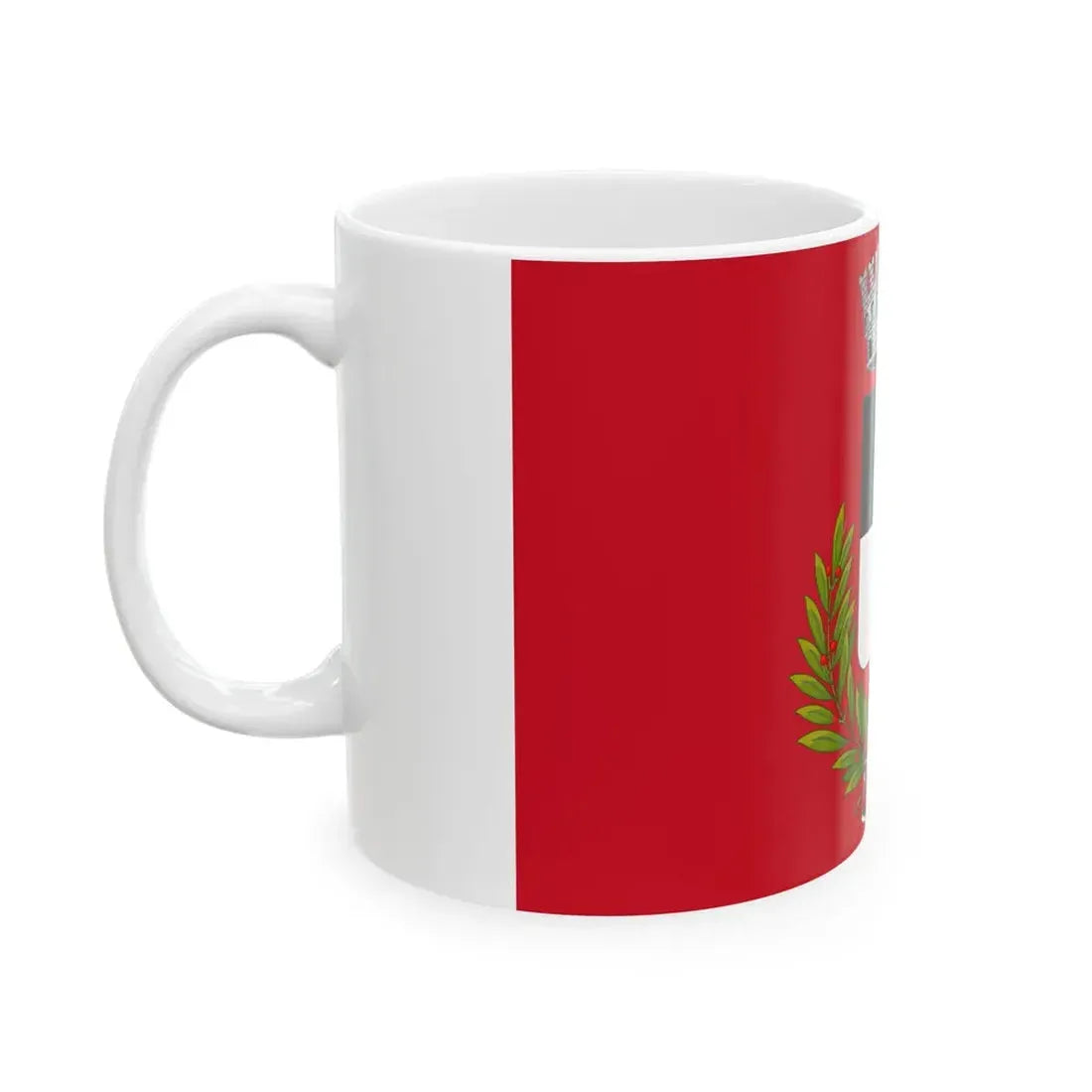 Flag of Vigarano Mainarda (Italy) White Coffee Mug - Go Mug Yourself