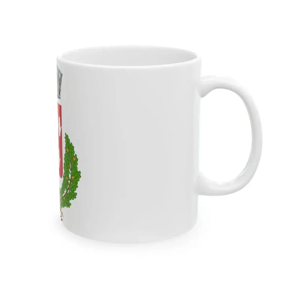 Flag of Vigarano Mainarda (Italy) White Coffee Mug - Go Mug Yourself