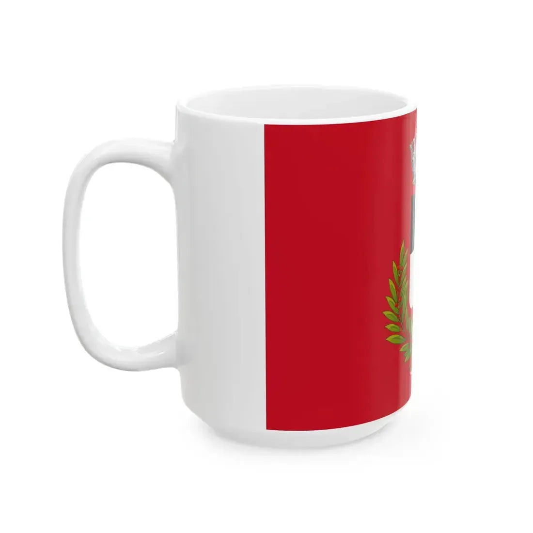 Flag of Vigarano Mainarda (Italy) White Coffee Mug - Go Mug Yourself