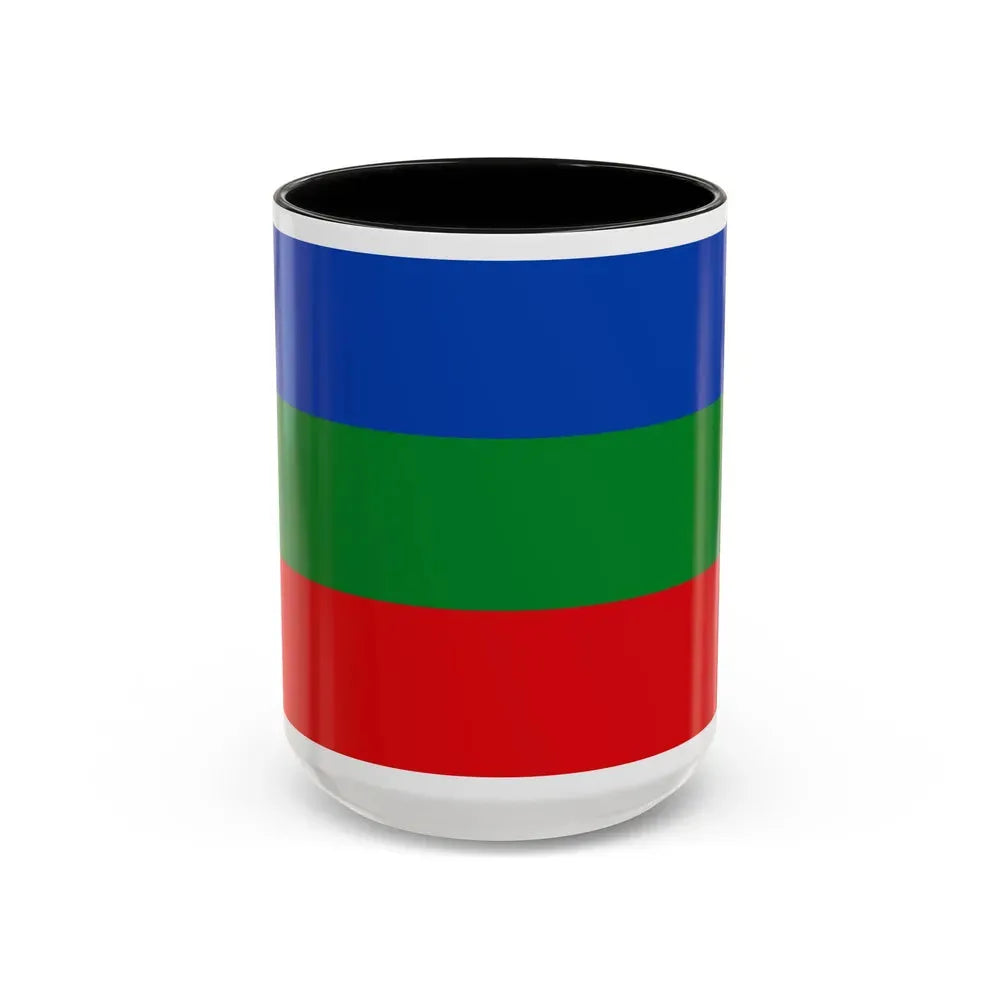 Flag of Villavicencio Meta Colombia - Accent Coffee Mug 15oz Black - Go Mug Yourself