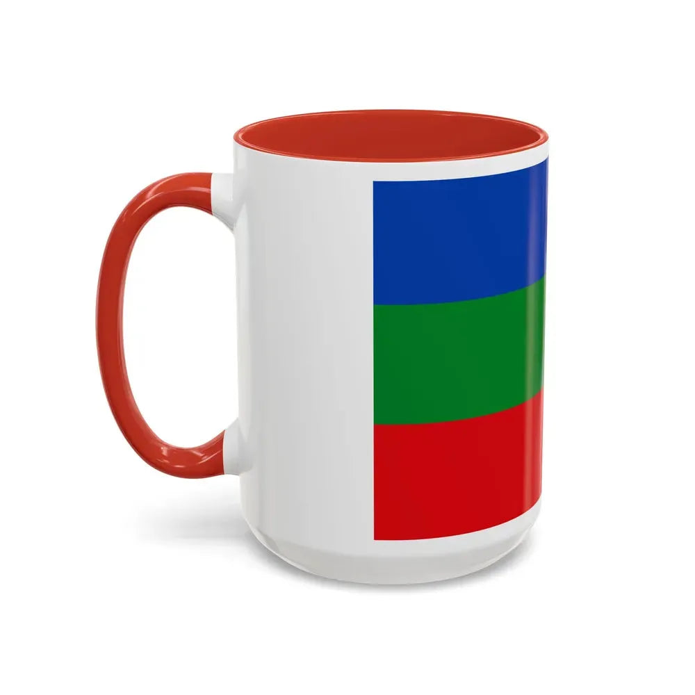 Flag of Villavicencio Meta Colombia - Accent Coffee Mug - Go Mug Yourself