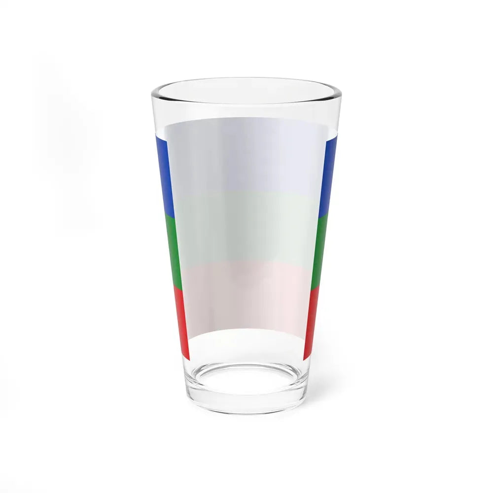 Flag of Villavicencio Meta Colombia - Pint Glass 16oz - Go Mug Yourself