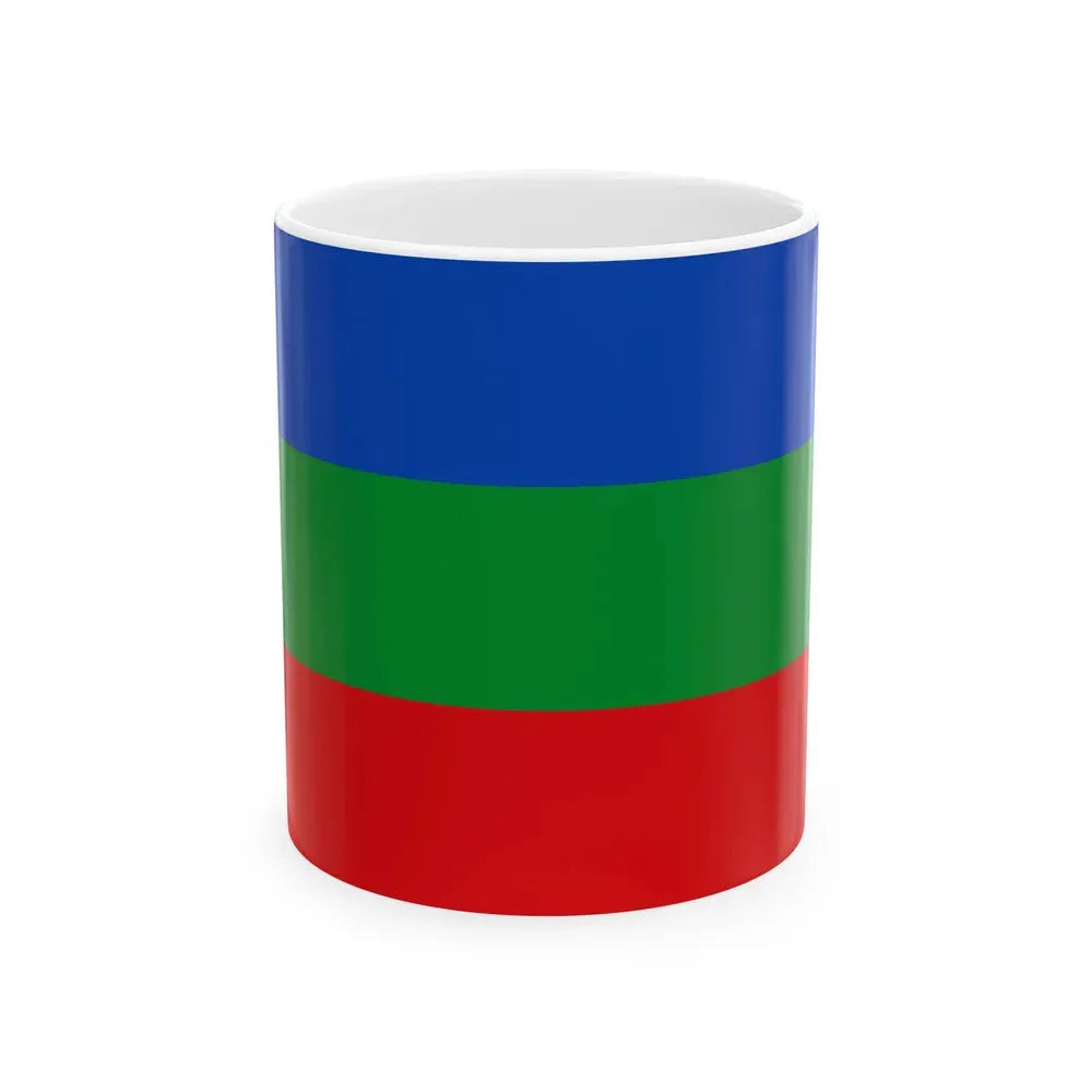Flag of Villavicencio Meta Colombia - White Coffee Mug 11oz - Go Mug Yourself