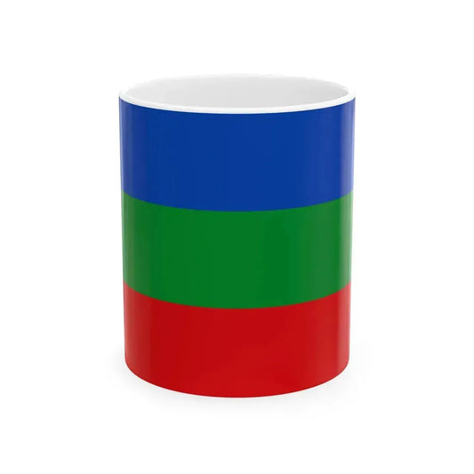 Flag of Villavicencio Meta Colombia - White Coffee Mug 11oz - Go Mug Yourself