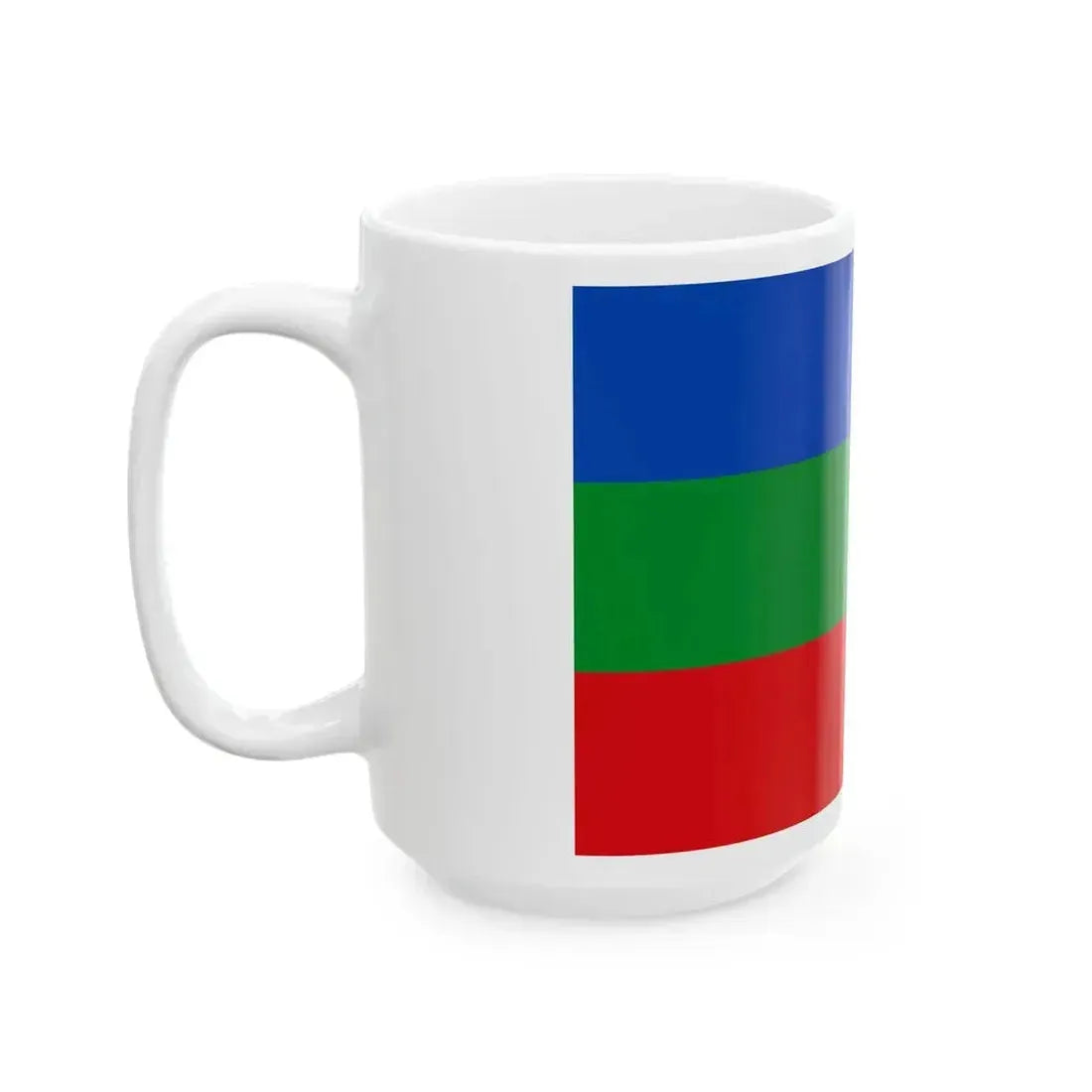 Flag of Villavicencio Meta Colombia - White Coffee Mug - Go Mug Yourself