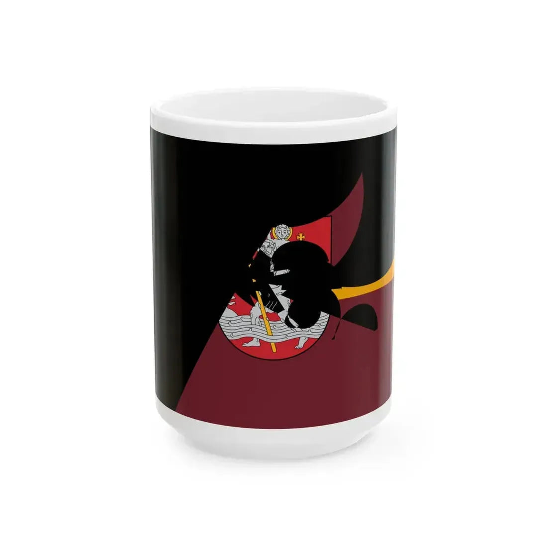 Flag of Vilnius (Lithuania) White Coffee Mug 15oz - Go Mug Yourself