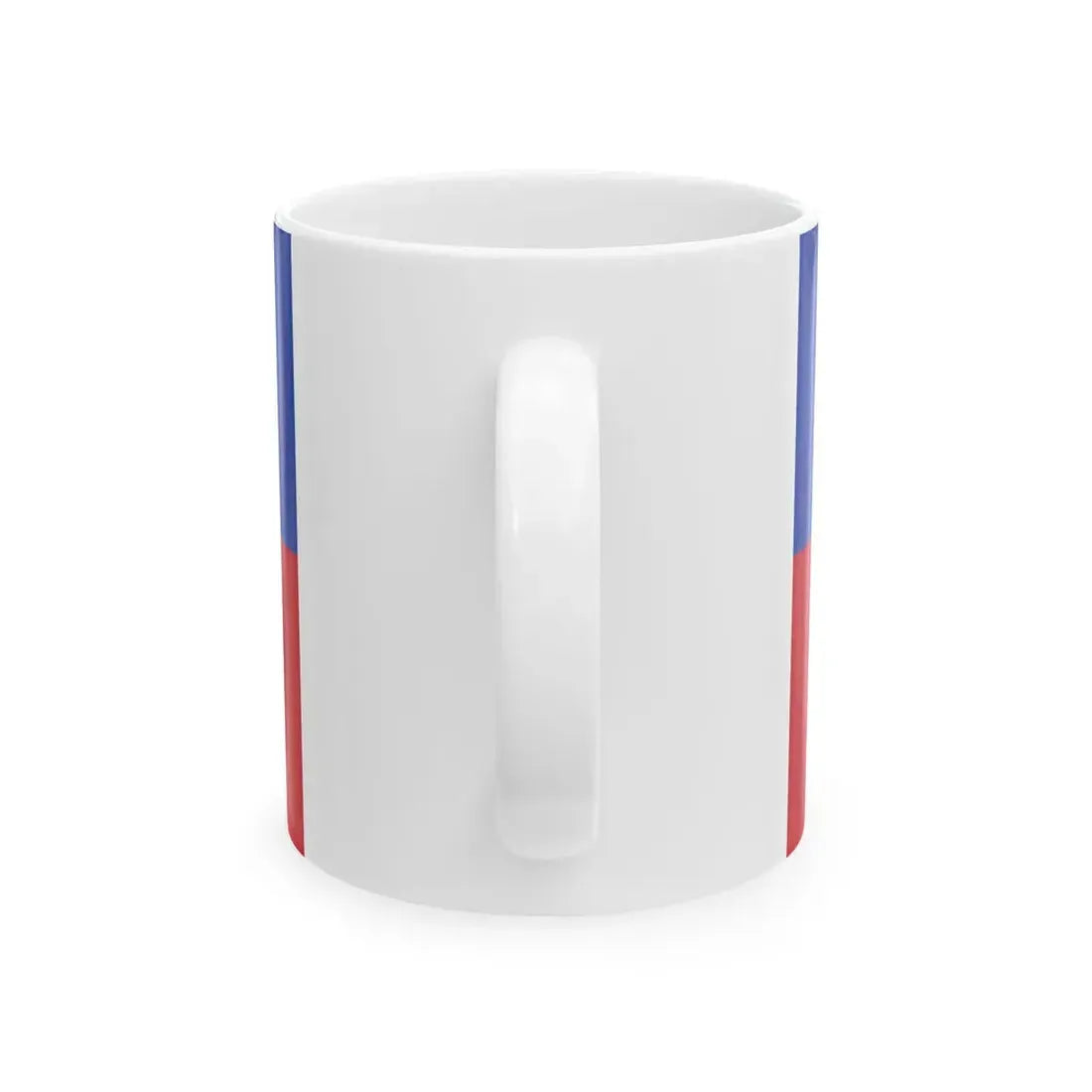 Flag of Vinica Municipality North Macedonia (North Macedonia) White Coffee Mug - Go Mug Yourself