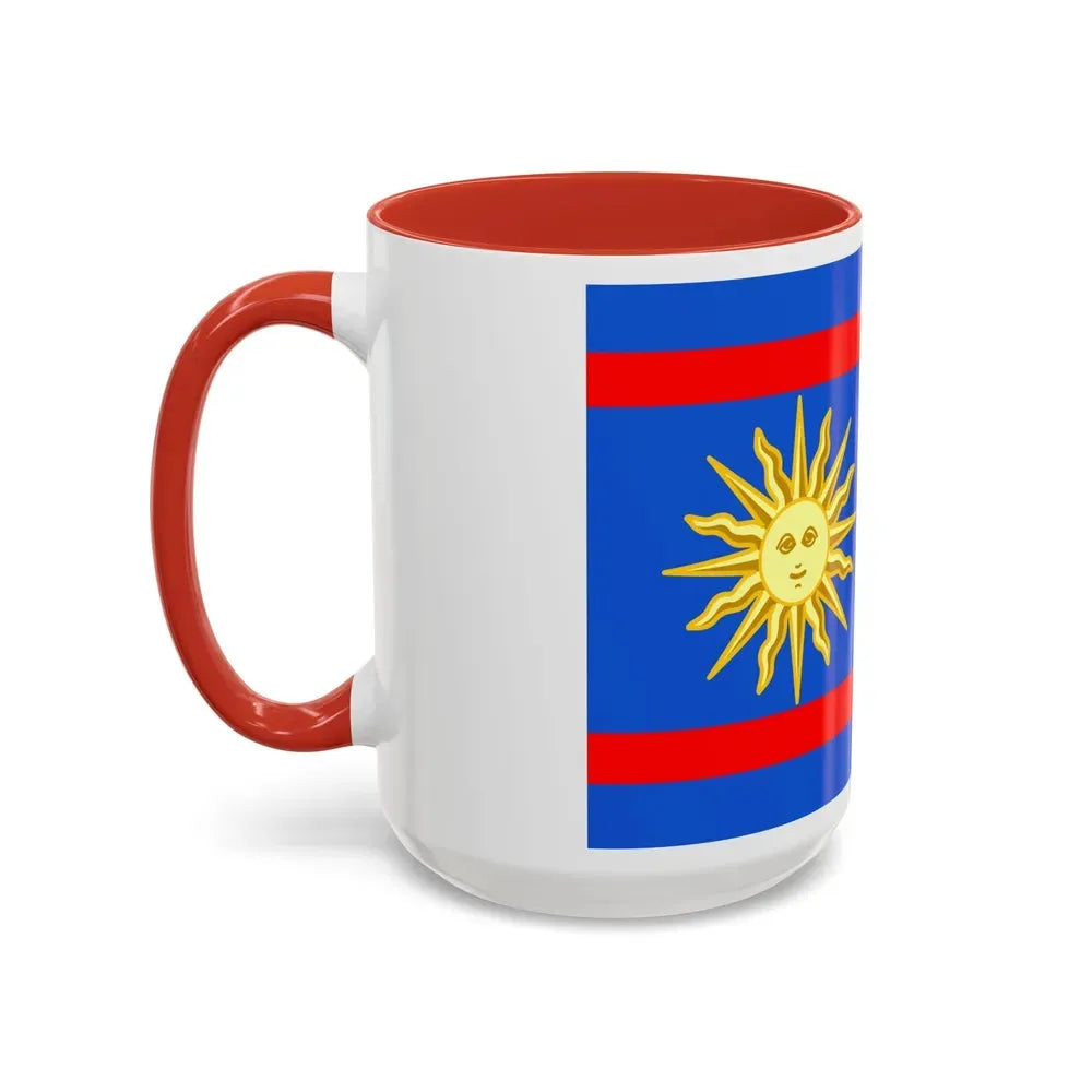 Flag of Vinnytsia Oblast Ukraine - Accent Coffee Mug - Go Mug Yourself