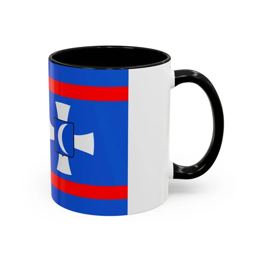 Flag of Vinnytsia Oblast Ukraine - Accent Coffee Mug - Go Mug Yourself