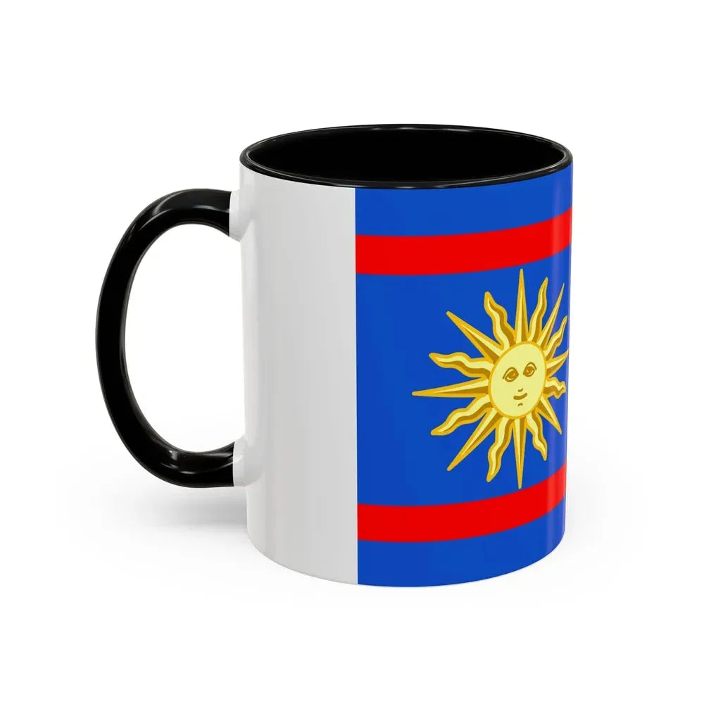 Flag of Vinnytsia Oblast Ukraine - Accent Coffee Mug - Go Mug Yourself