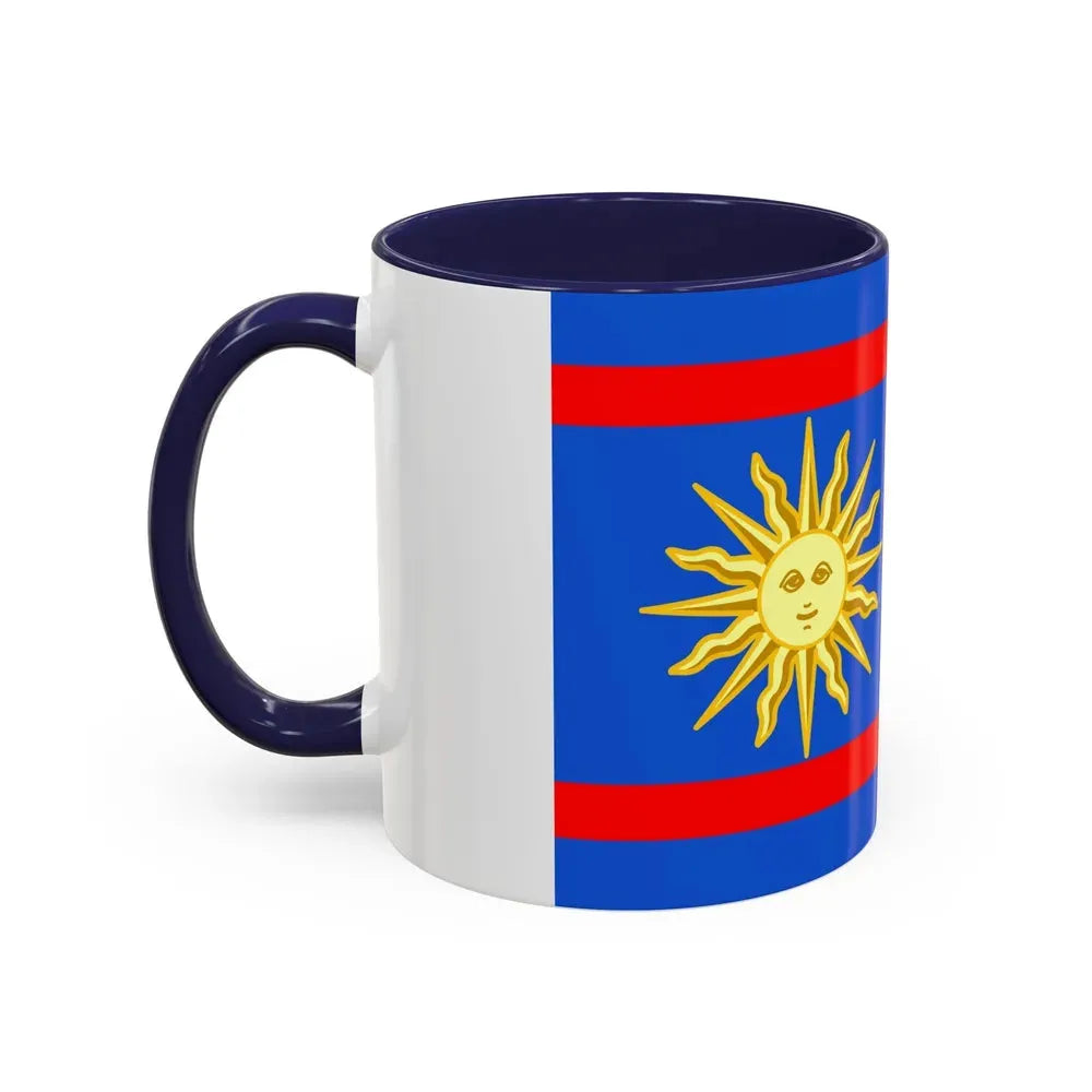 Flag of Vinnytsia Oblast Ukraine - Accent Coffee Mug - Go Mug Yourself