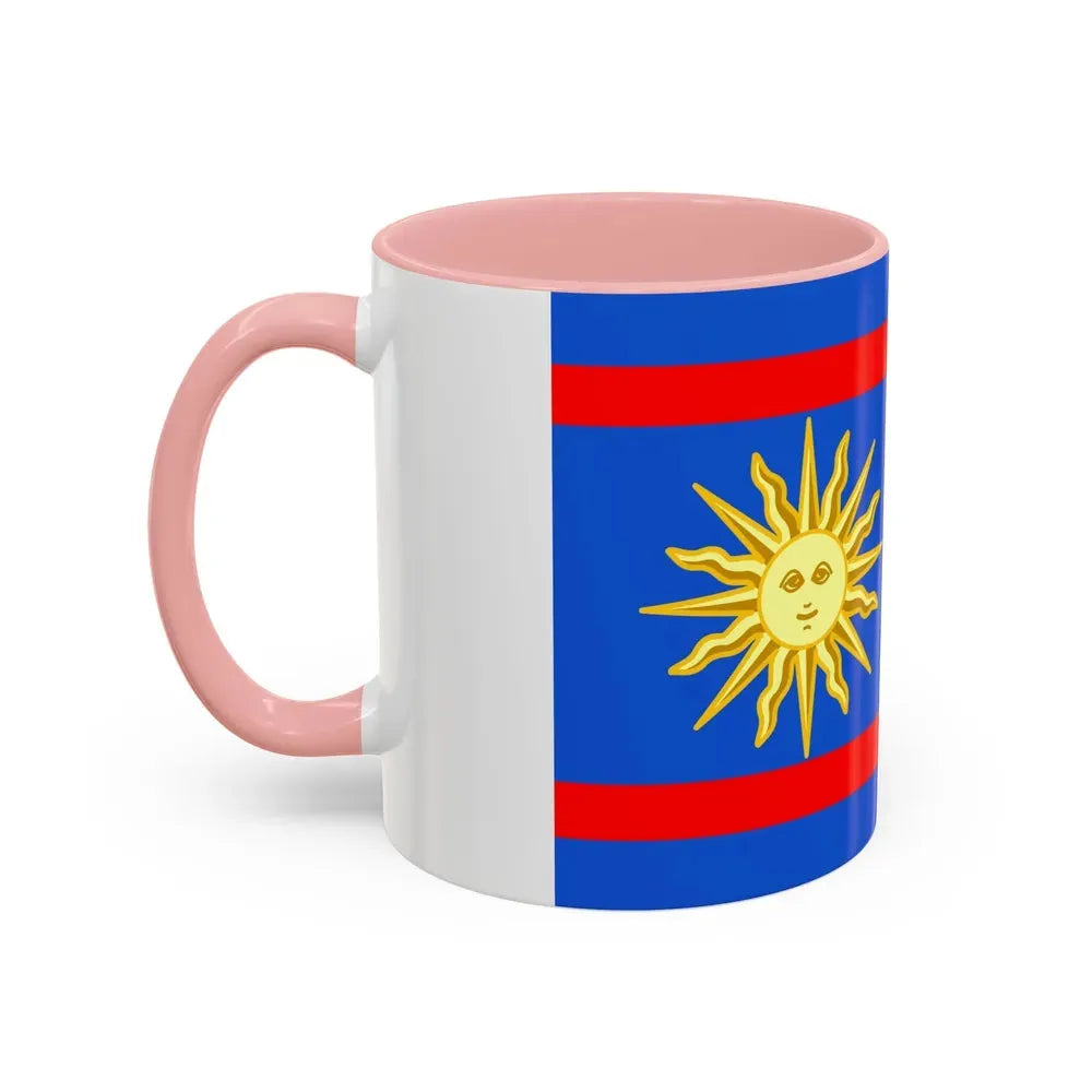 Flag of Vinnytsia Oblast Ukraine - Accent Coffee Mug - Go Mug Yourself