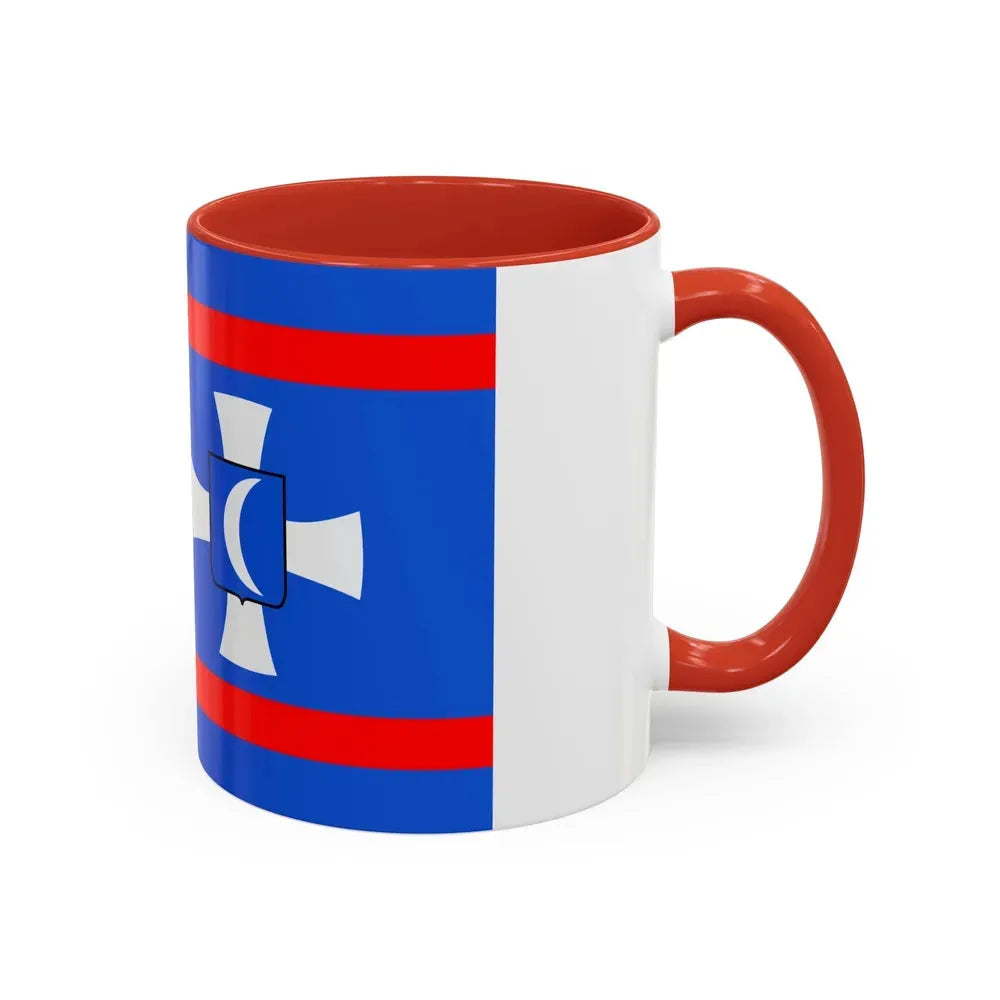 Flag of Vinnytsia Oblast Ukraine - Accent Coffee Mug - Go Mug Yourself