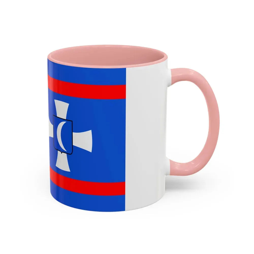 Flag of Vinnytsia Oblast Ukraine - Accent Coffee Mug - Go Mug Yourself
