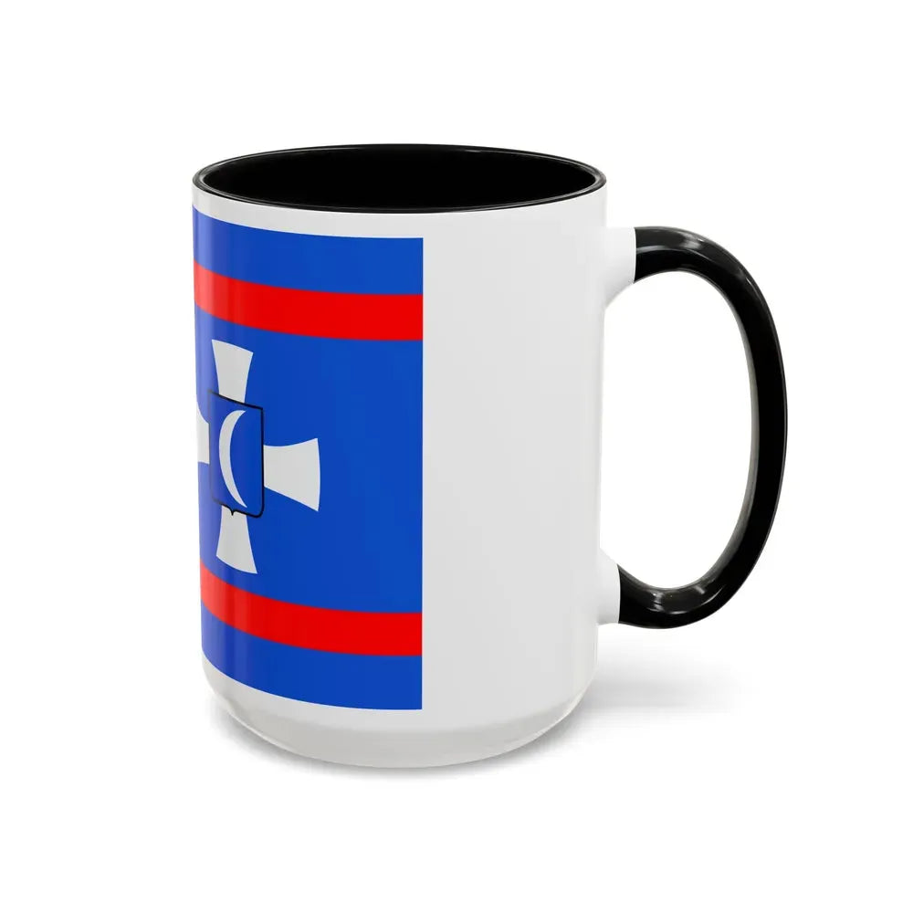 Flag of Vinnytsia Oblast Ukraine - Accent Coffee Mug - Go Mug Yourself