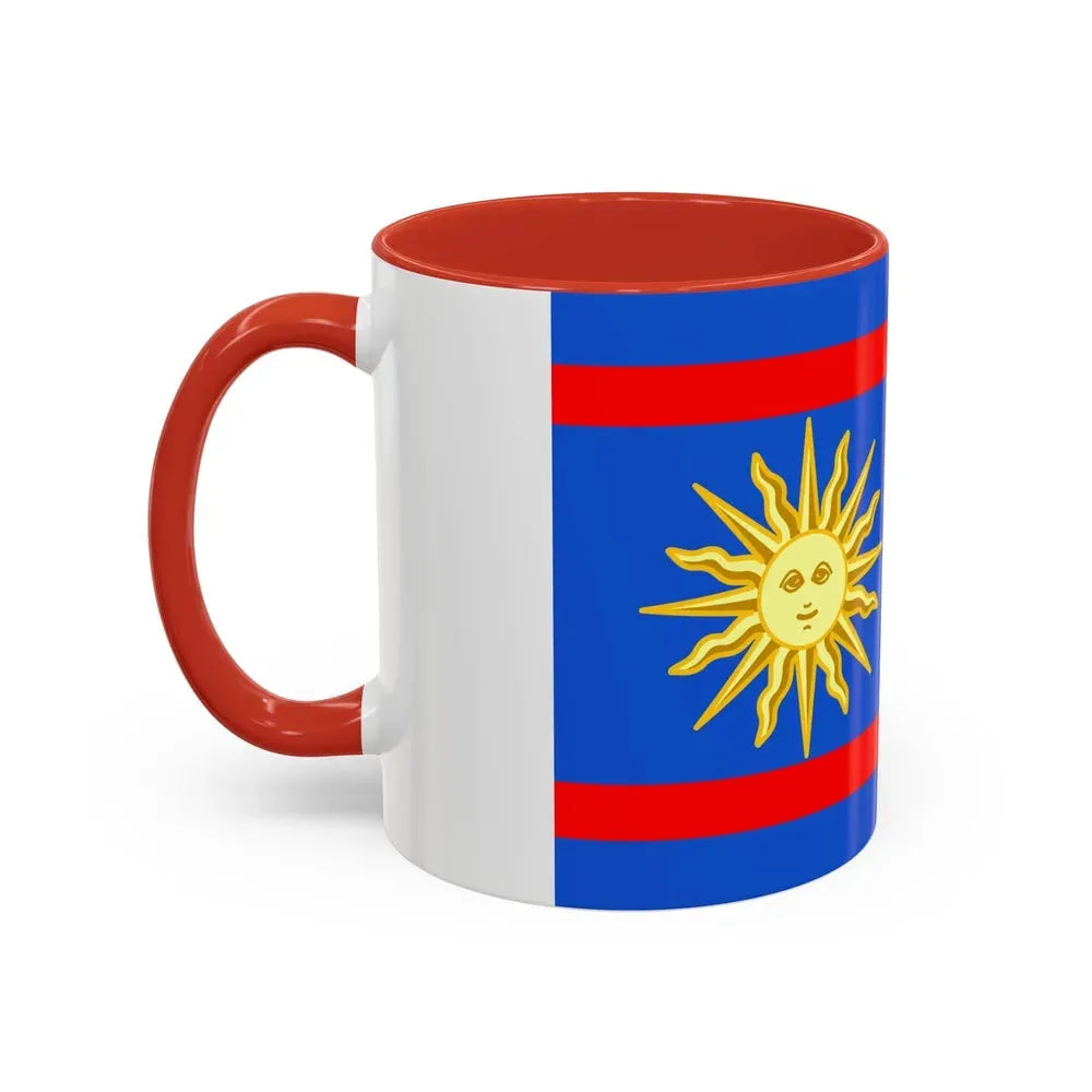 Flag of Vinnytsia Oblast Ukraine - Accent Coffee Mug - Go Mug Yourself