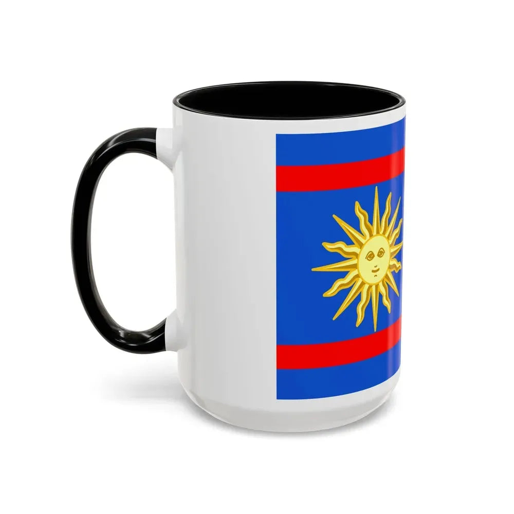 Flag of Vinnytsia Oblast Ukraine - Accent Coffee Mug - Go Mug Yourself