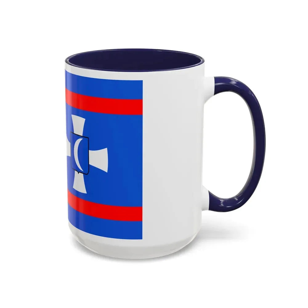 Flag of Vinnytsia Oblast Ukraine - Accent Coffee Mug - Go Mug Yourself