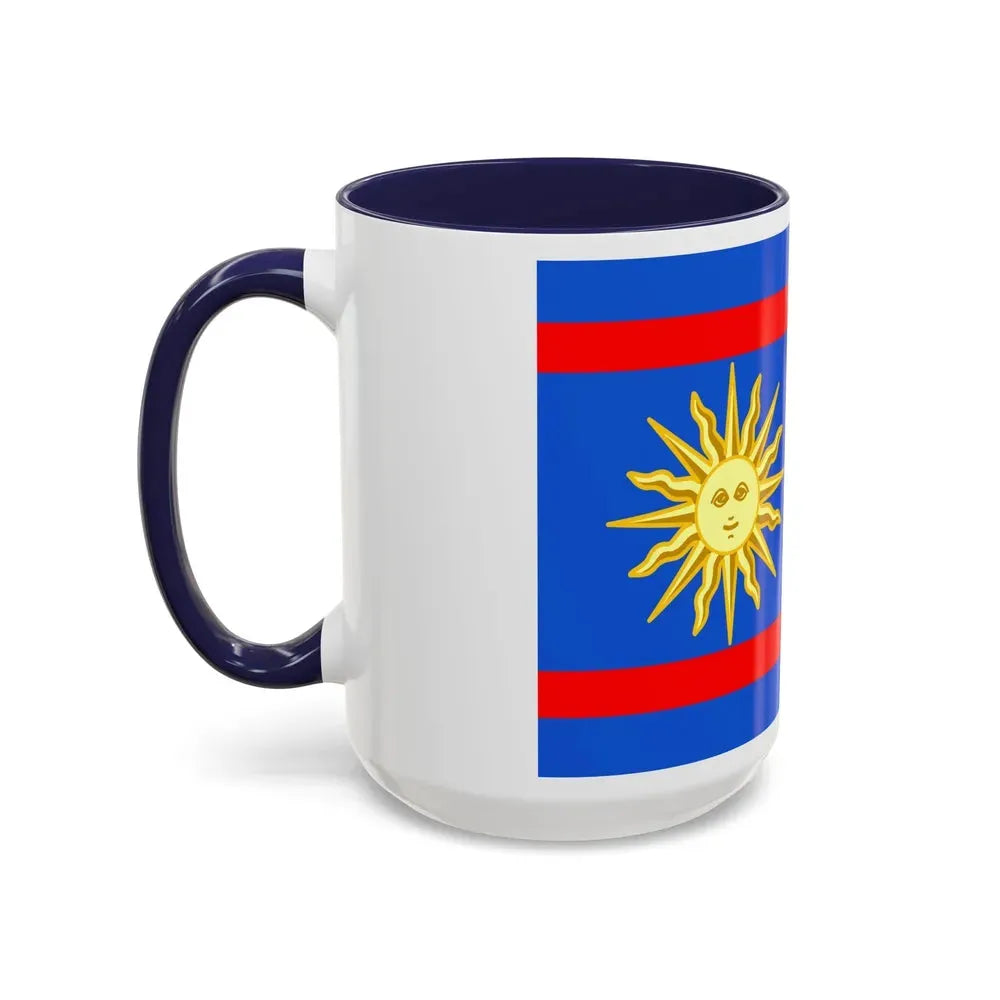 Flag of Vinnytsia Oblast Ukraine - Accent Coffee Mug - Go Mug Yourself