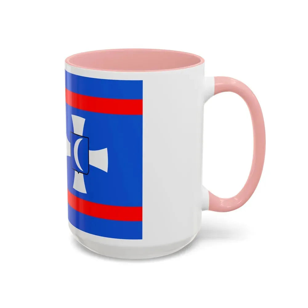 Flag of Vinnytsia Oblast Ukraine - Accent Coffee Mug - Go Mug Yourself