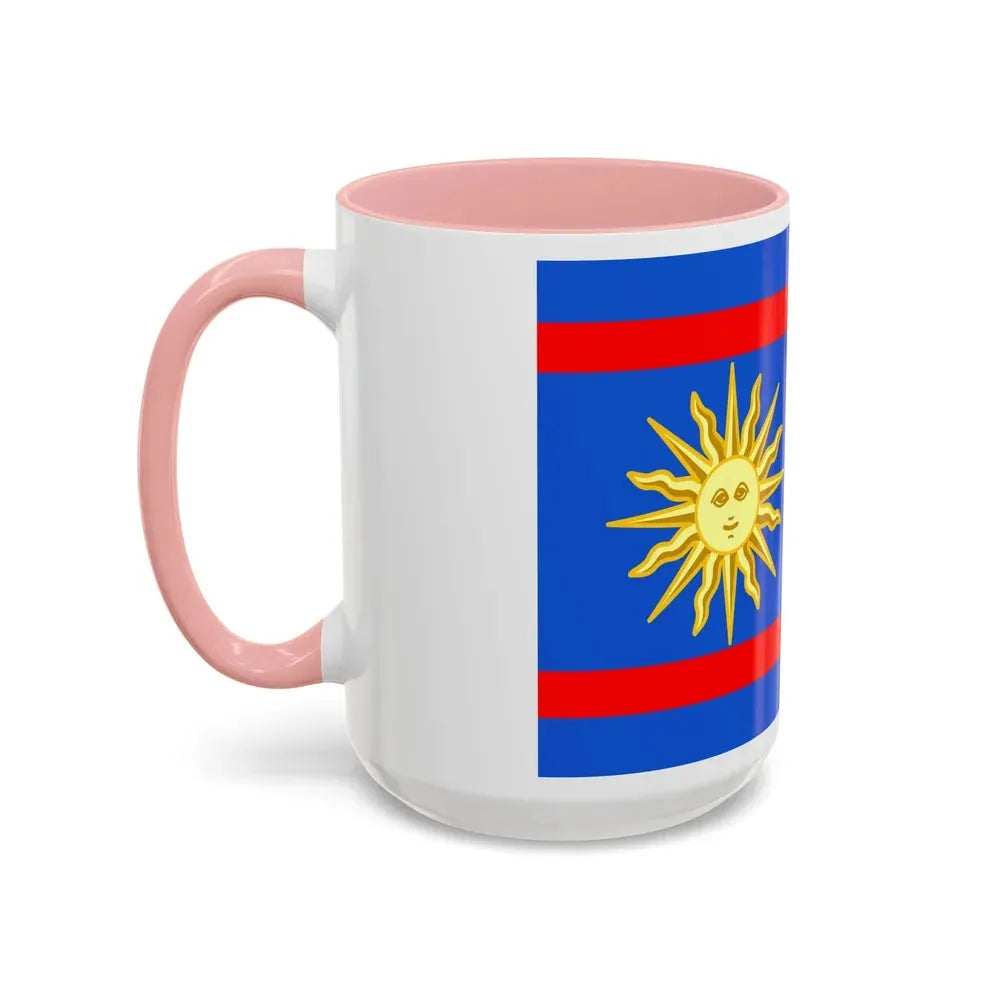Flag of Vinnytsia Oblast Ukraine - Accent Coffee Mug - Go Mug Yourself