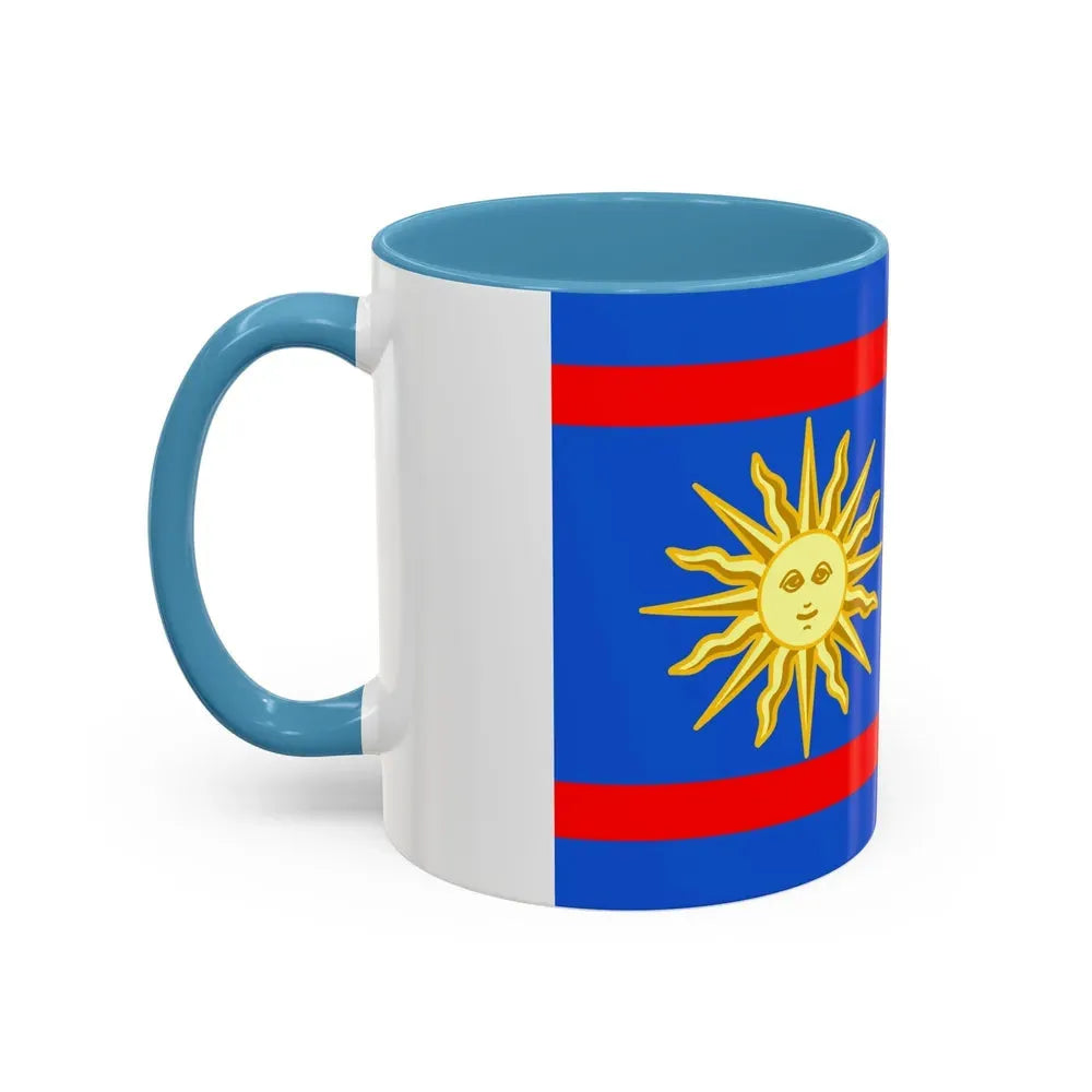 Flag of Vinnytsia Oblast Ukraine - Accent Coffee Mug - Go Mug Yourself