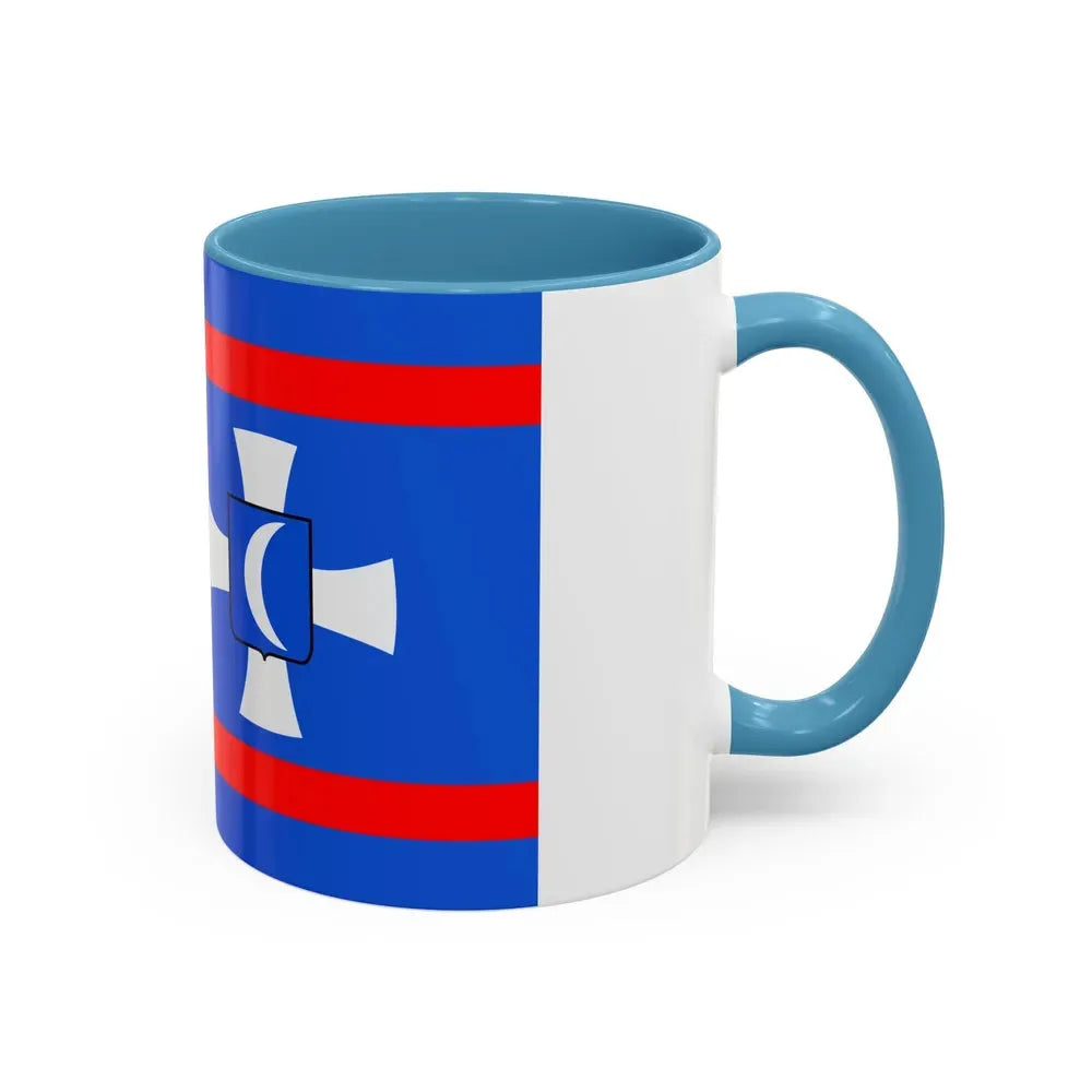 Flag of Vinnytsia Oblast Ukraine - Accent Coffee Mug - Go Mug Yourself