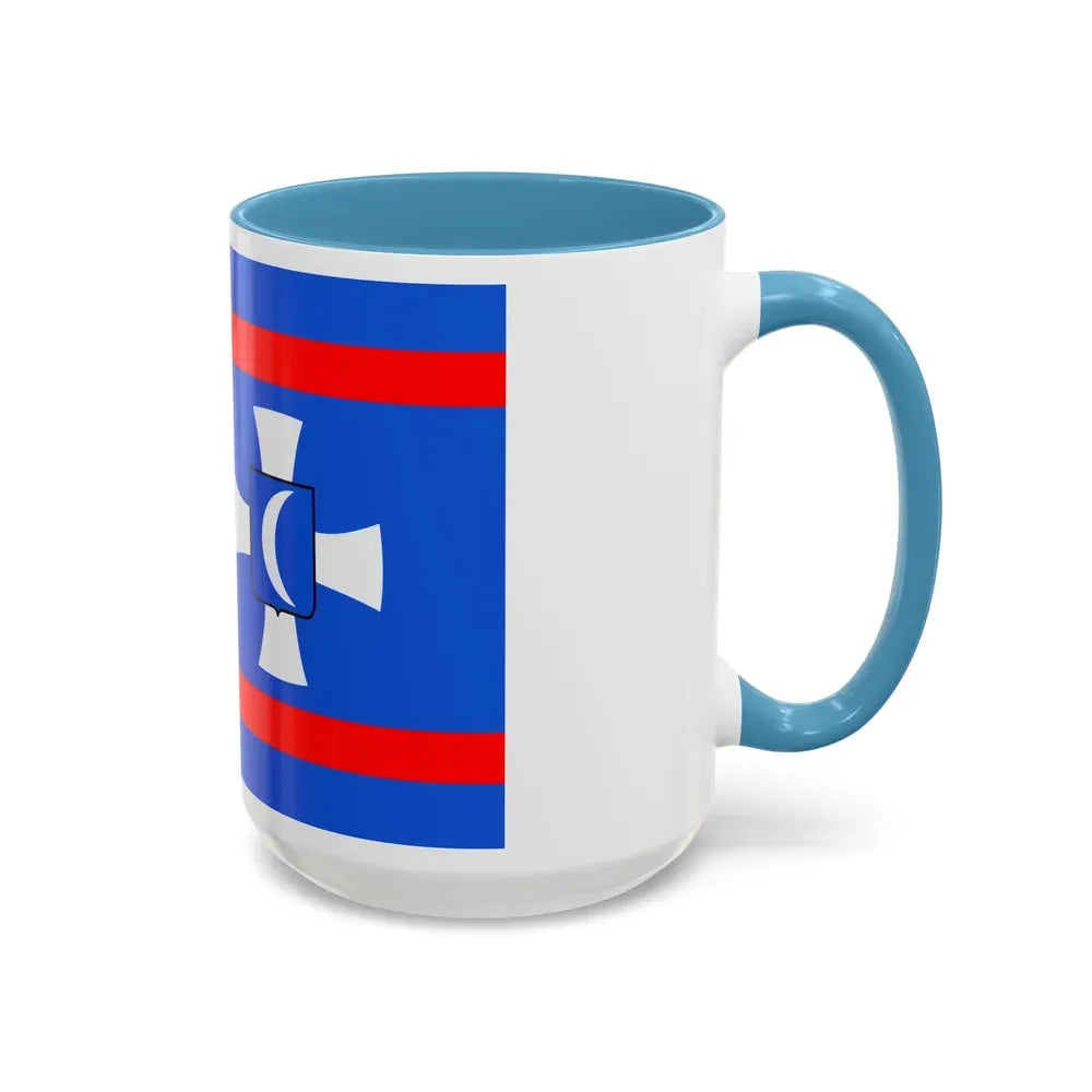 Flag of Vinnytsia Oblast Ukraine - Accent Coffee Mug - Go Mug Yourself