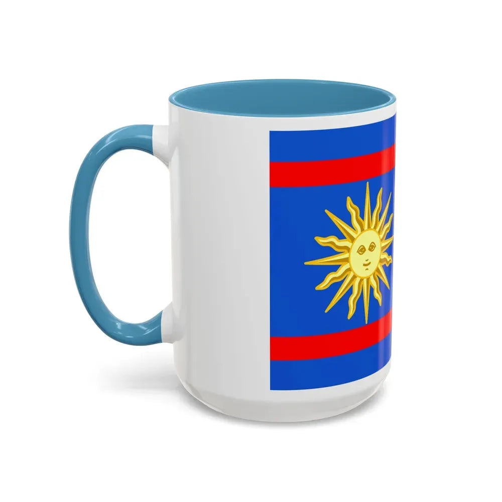Flag of Vinnytsia Oblast Ukraine - Accent Coffee Mug - Go Mug Yourself