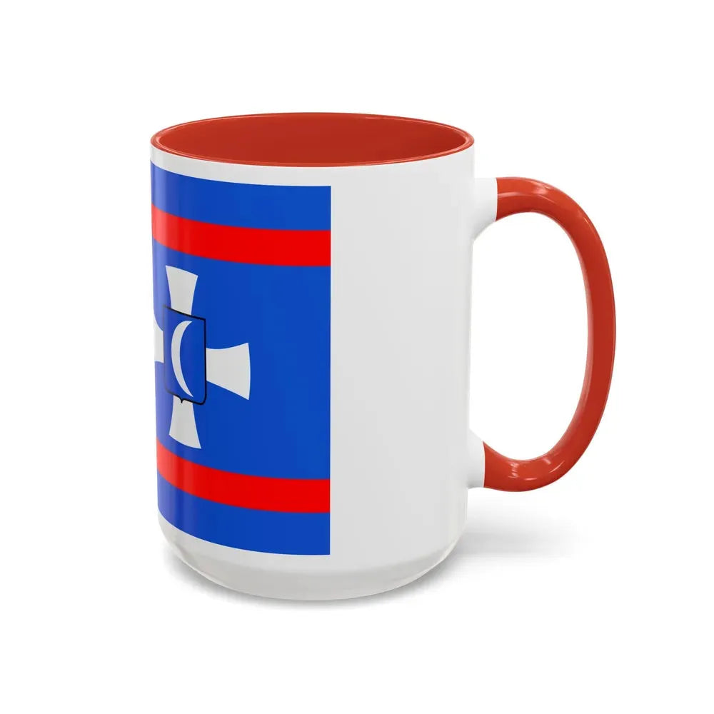 Flag of Vinnytsia Oblast Ukraine - Accent Coffee Mug - Go Mug Yourself