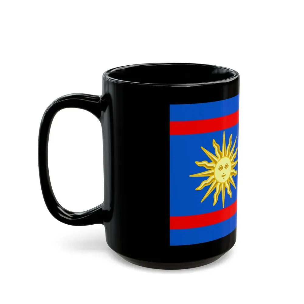Flag of Vinnytsia Oblast Ukraine - Black Coffee Mug - Go Mug Yourself
