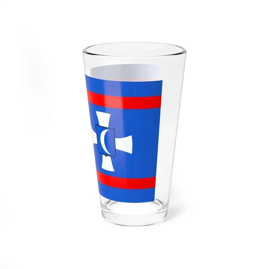Flag of Vinnytsia Oblast Ukraine - Pint Glass 16oz - Go Mug Yourself