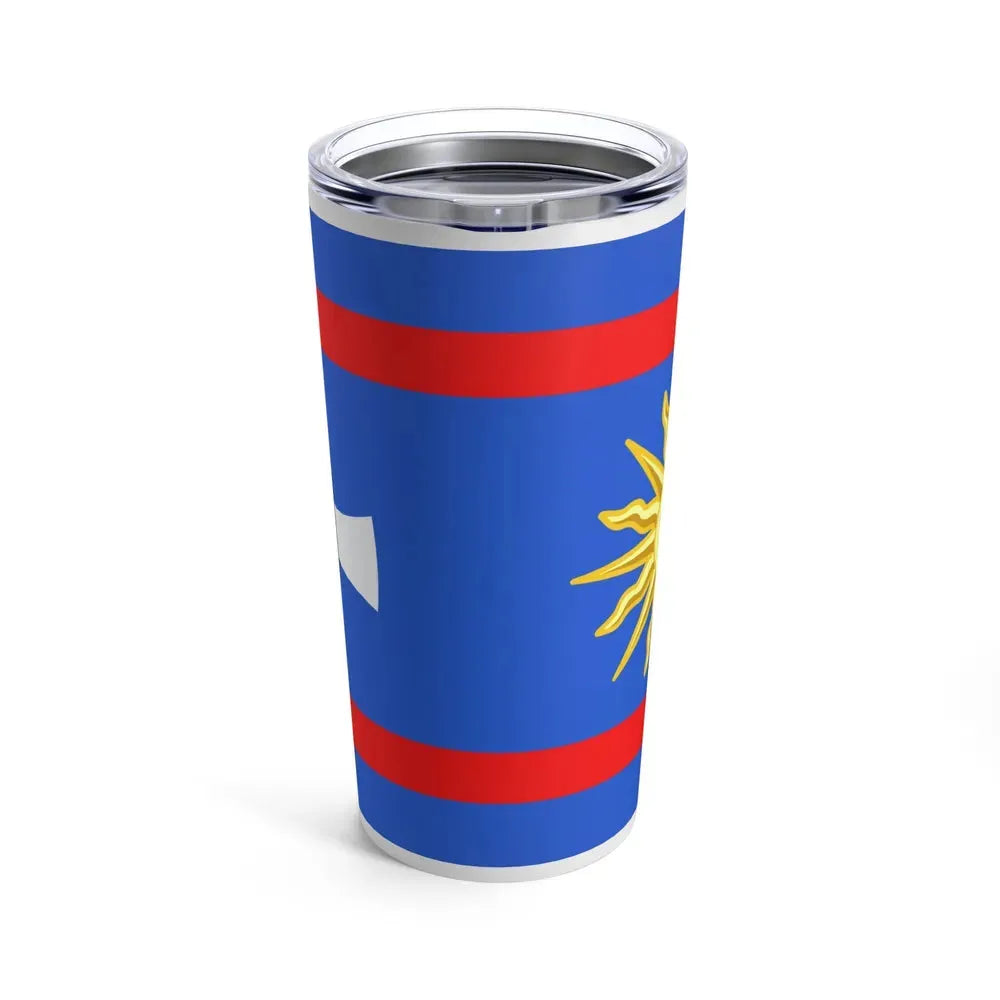 Flag of Vinnytsia Oblast Ukraine - Tumbler 20oz - Go Mug Yourself