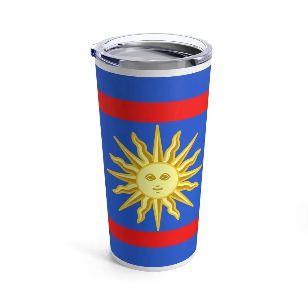Flag of Vinnytsia Oblast Ukraine - Tumbler 20oz - Go Mug Yourself