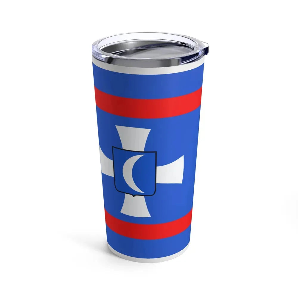 Flag of Vinnytsia Oblast Ukraine - Tumbler 20oz - Go Mug Yourself