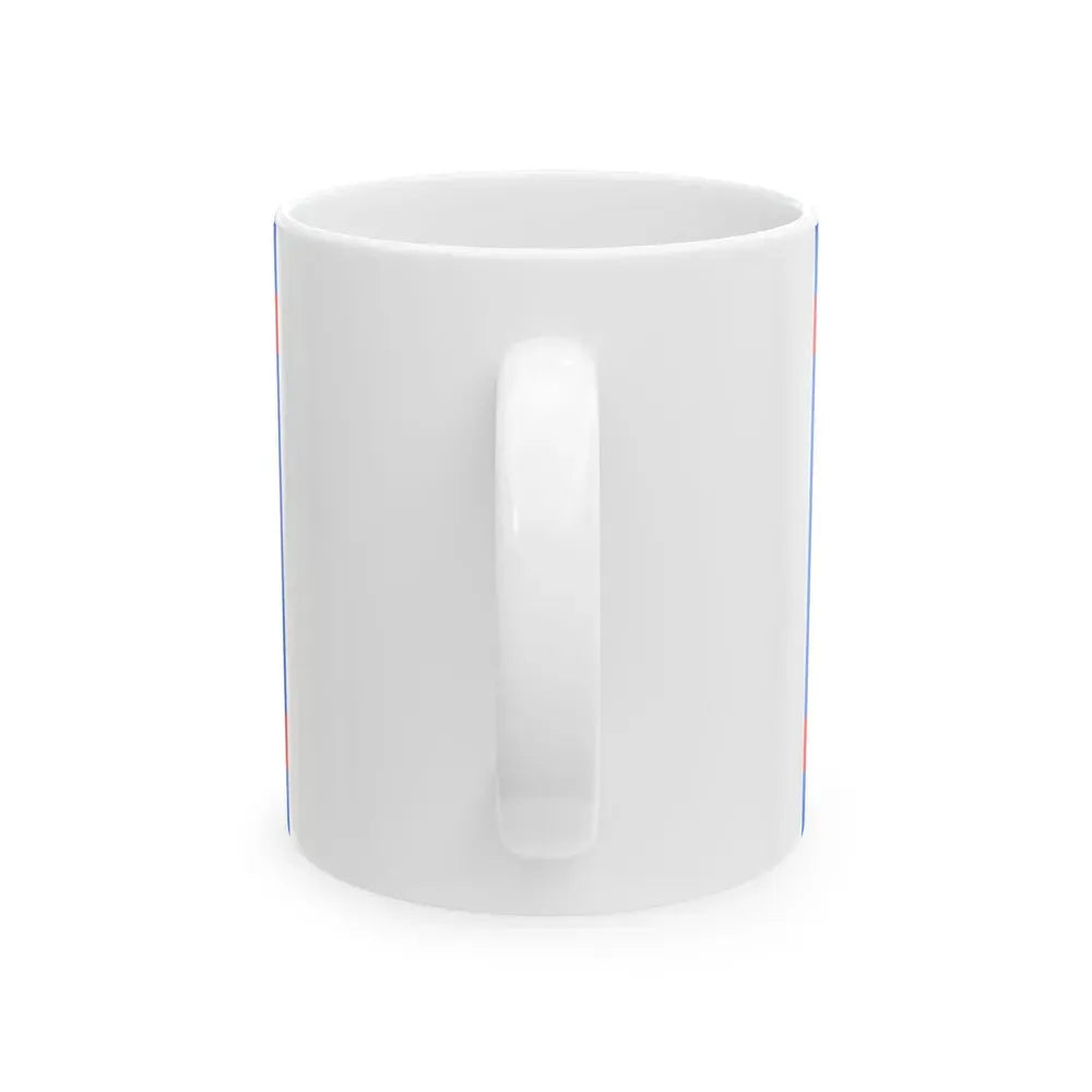 Flag of Vinnytsia Oblast Ukraine - White Coffee Mug - Go Mug Yourself