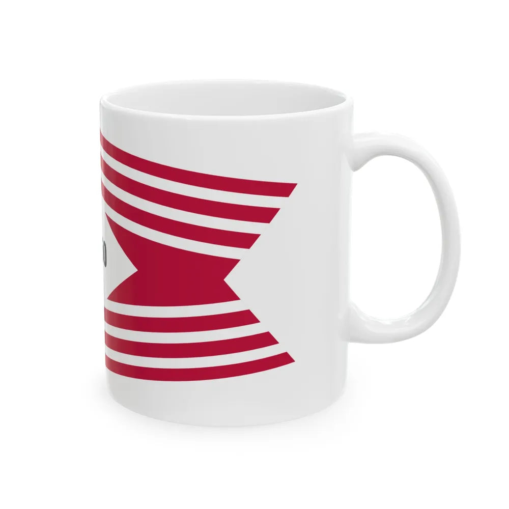 Flag of Vinton County Ohio (United States) White Coffee Mug - Go Mug Yourself