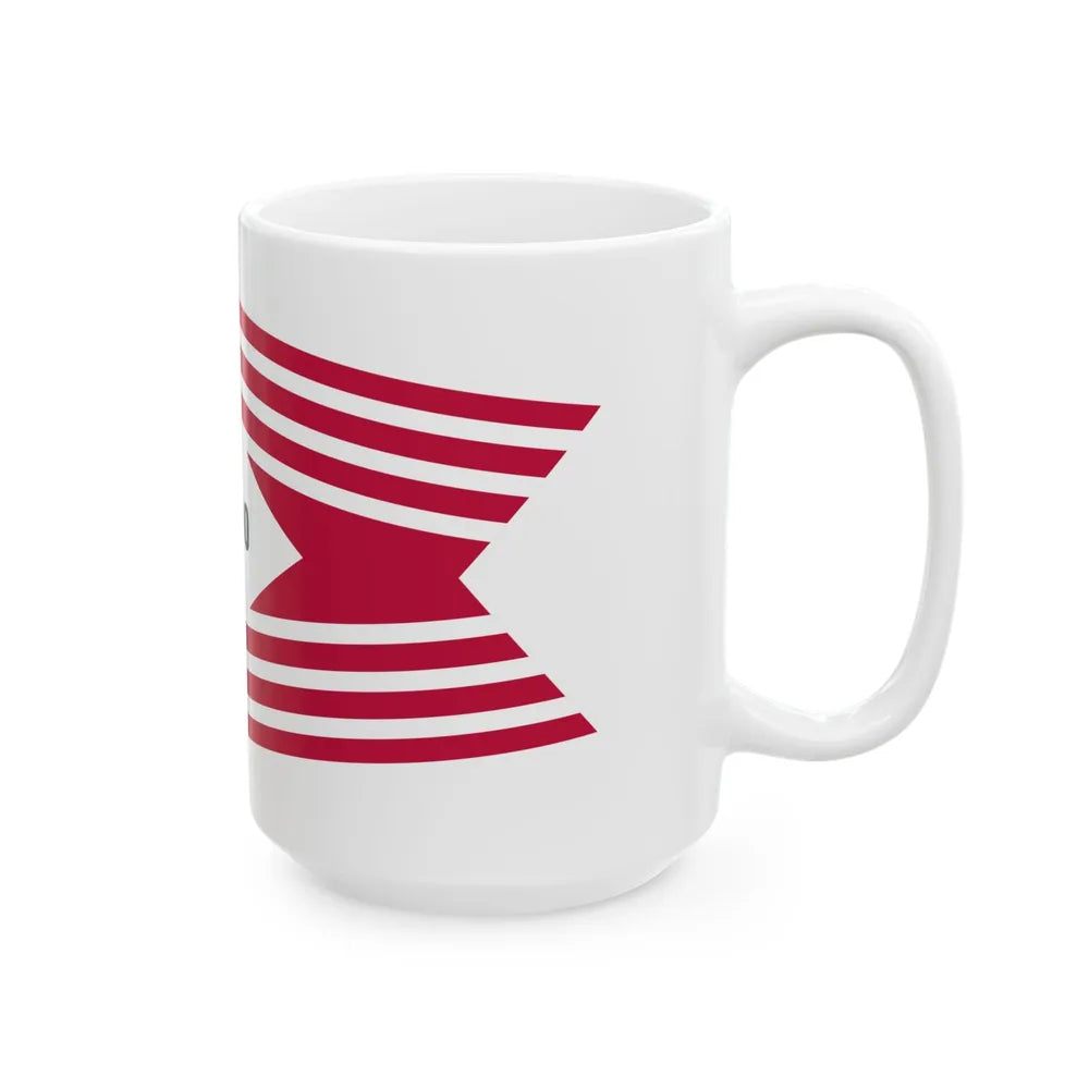 Flag of Vinton County Ohio (United States) White Coffee Mug - Go Mug Yourself