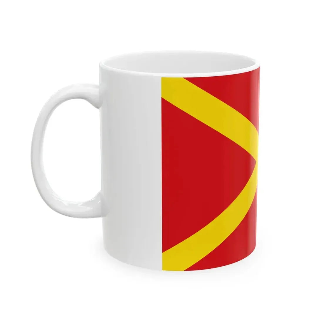 Flag of Virton (Belgium) White Coffee Mug - Go Mug Yourself