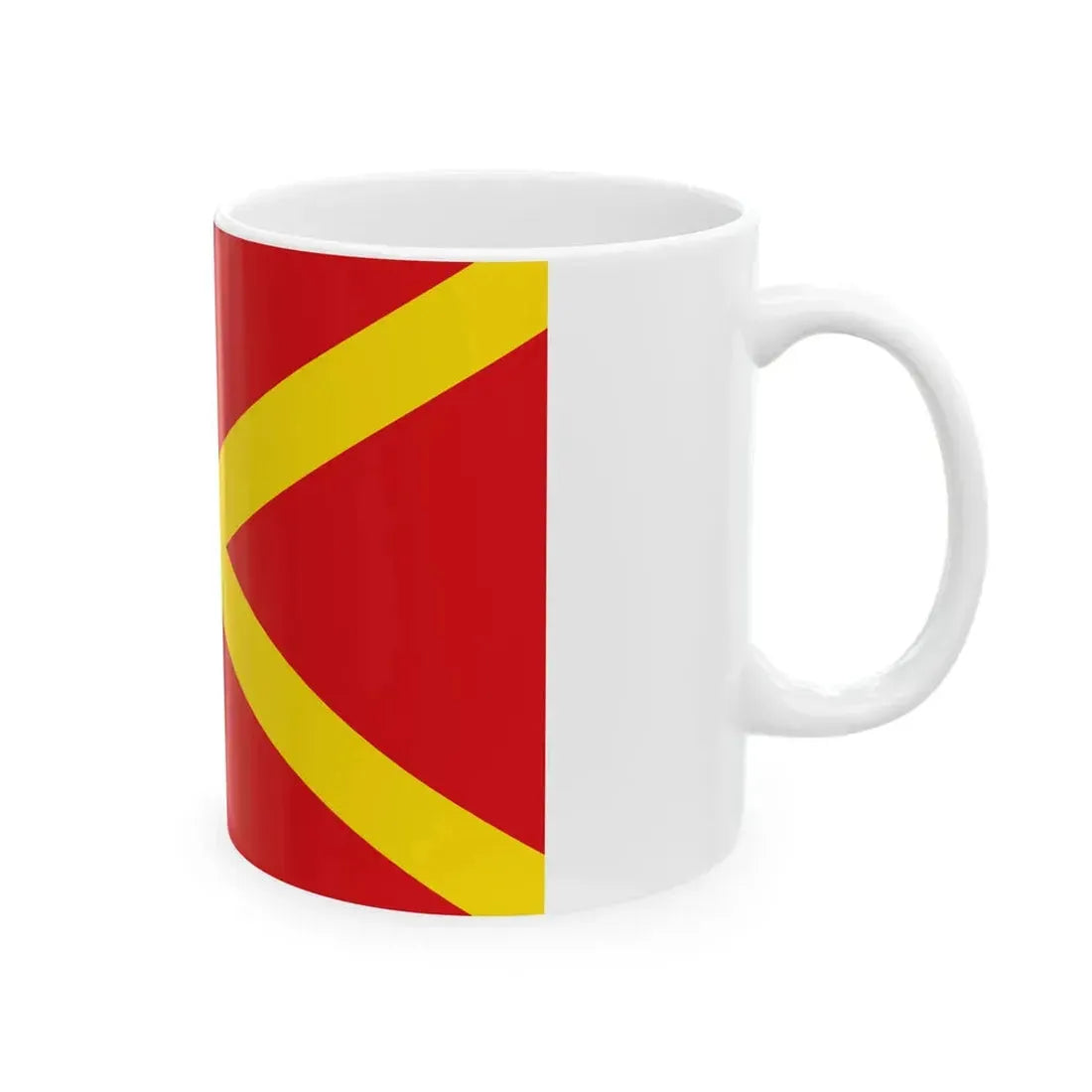 Flag of Virton (Belgium) White Coffee Mug - Go Mug Yourself